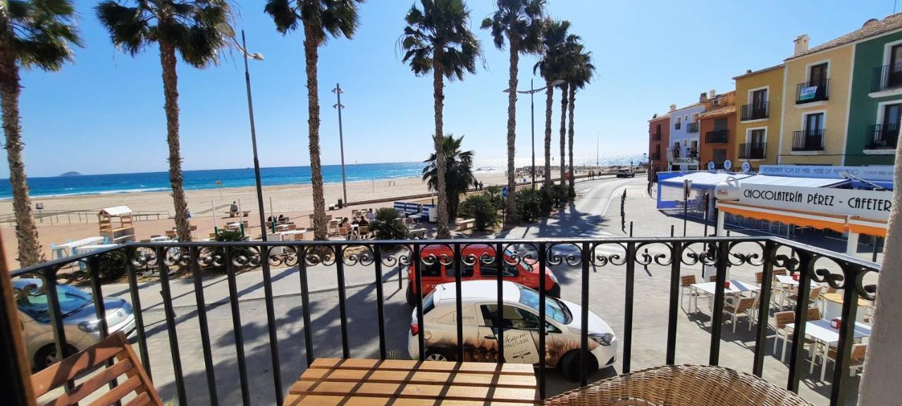 Ar28-1, Coqueto Apartamento En Primera Linea De Playa Вильяхойоса Экстерьер фото